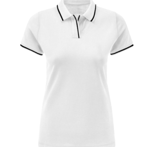 Half Sleeves Women's Polo Collar Cotton T-Shirt